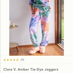 Clare V lavender (amber) splash tie dye
